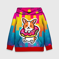 Детская толстовка Милый корги