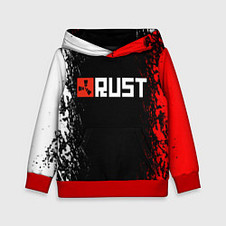 Толстовка-худи детская RUST, цвет: 3D-красный