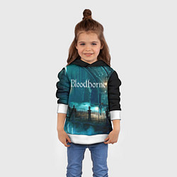 Толстовка-худи детская Bloodborne, цвет: 3D-белый — фото 2