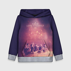 Толстовка-худи детская BTS, цвет: 3D-меланж
