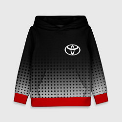Толстовка-худи детская Toyota, цвет: 3D-красный