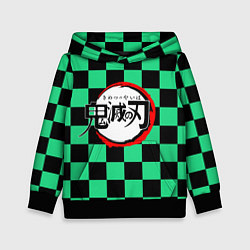 Толстовка-худи детская KIMETSU NO YAIBA, цвет: 3D-черный