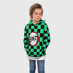Толстовка-худи детская KIMETSU NO YAIBA, цвет: 3D-белый — фото 2