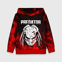 Толстовка-худи детская PREDATOR, цвет: 3D-красный