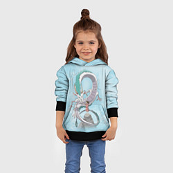 Толстовка-худи детская Унесённые призраками, цвет: 3D-черный — фото 2