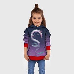 Толстовка-худи детская Унесённые призраками, цвет: 3D-красный — фото 2