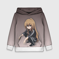 Толстовка-худи детская Аниме, цвет: 3D-белый