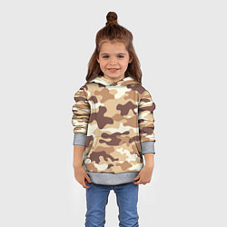 Толстовка-худи детская МИЛИТАРИ, цвет: 3D-меланж — фото 2