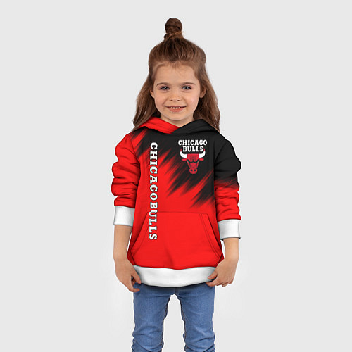 Детская толстовка CHICAGO BULLS / 3D-Белый – фото 4