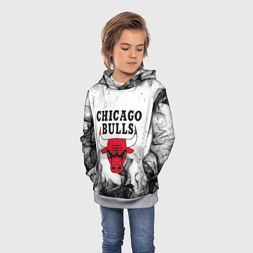 Детская толстовка CHICAGO BULLS / 3D-Меланж – фото 3