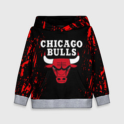 Толстовка-худи детская CHICAGO BULLS, цвет: 3D-меланж