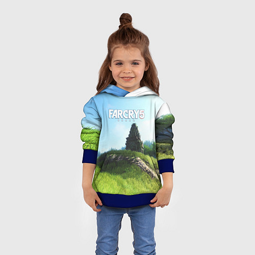 Детская толстовка FARCRY5 / 3D-Синий – фото 4