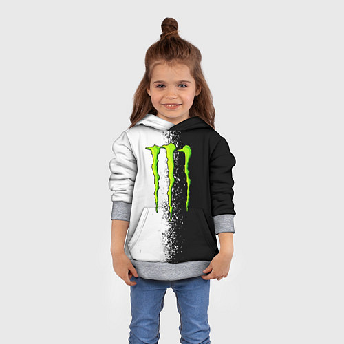 Детская толстовка MONSTER ENERGY / 3D-Меланж – фото 4