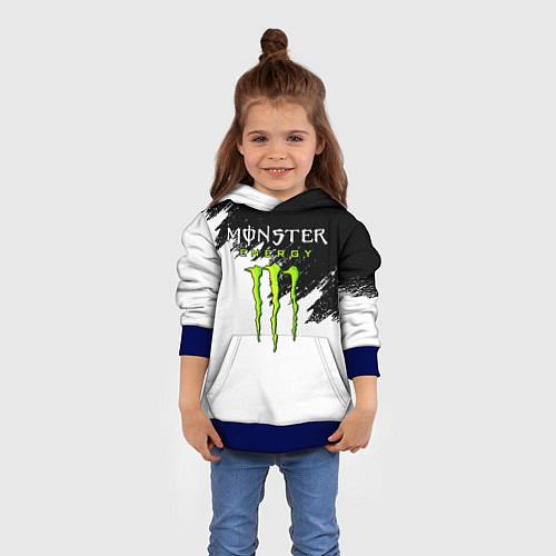 Детская толстовка MONSTER ENERGY / 3D-Синий – фото 4