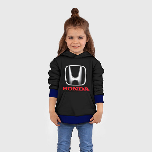 Детская толстовка HONDA / 3D-Синий – фото 4