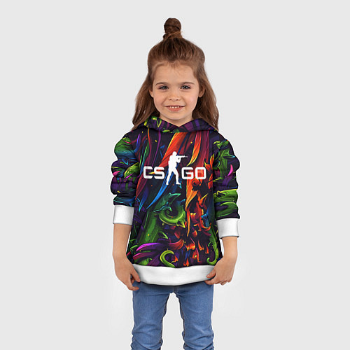 Детская толстовка CS GO / 3D-Белый – фото 4