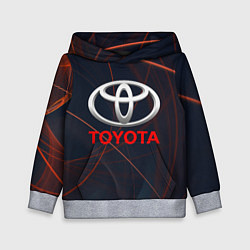 Толстовка-худи детская TOYOTA, цвет: 3D-меланж