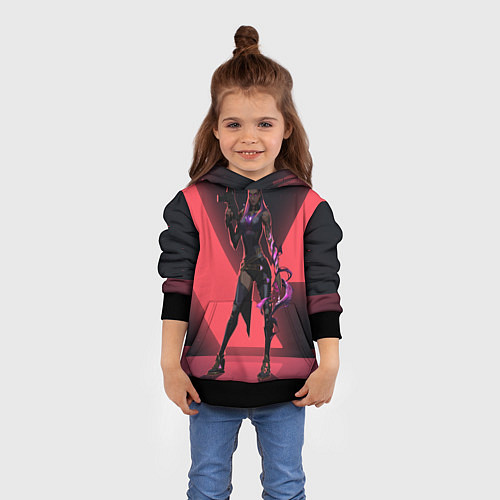 Детская толстовка Lover of Reyna / 3D-Черный – фото 4