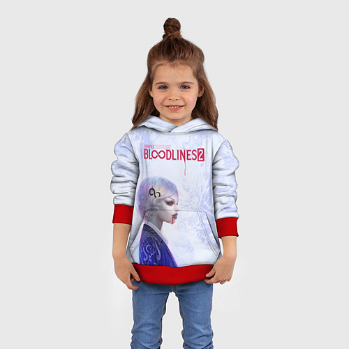 Детская толстовка Bloodlines 2 / 3D-Красный – фото 4