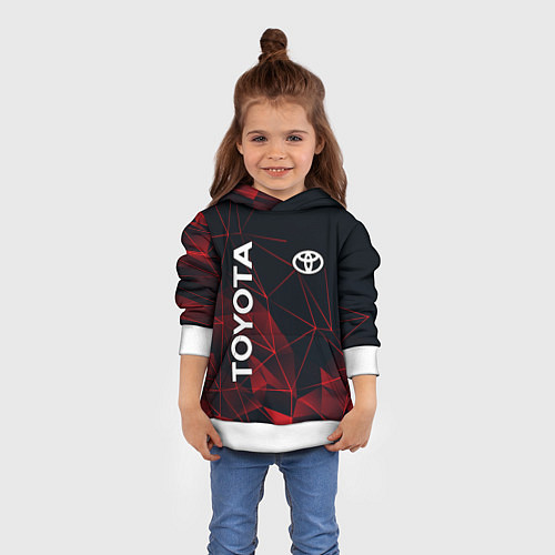 Детская толстовка TOYOTA / 3D-Белый – фото 4