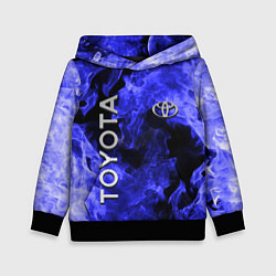 Толстовка-худи детская TOYOTA, цвет: 3D-черный