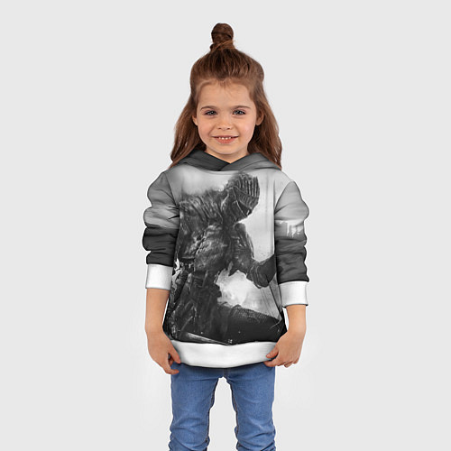 Детская толстовка DARK SOULS / 3D-Белый – фото 4