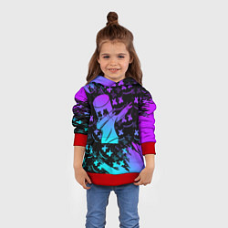 Толстовка-худи детская FORTNITE x MARSHMELLO, цвет: 3D-красный — фото 2