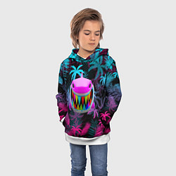 Толстовка-худи детская 6IX9INE 69, цвет: 3D-белый — фото 2