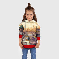 Толстовка-худи детская GTA San Andreas, цвет: 3D-красный — фото 2