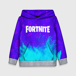 Толстовка-худи детская FORTNITE ФОРТНАЙТ, цвет: 3D-меланж