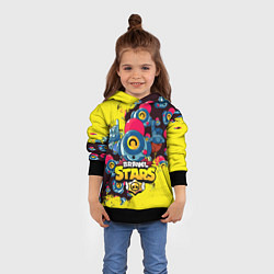 Толстовка-худи детская NANI Brawl Stars, цвет: 3D-черный — фото 2