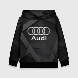 Толстовка-худи детская AUDI, цвет: 3D-черный