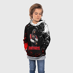 Толстовка-худи детская FORTNITE x IKONIK, цвет: 3D-меланж — фото 2