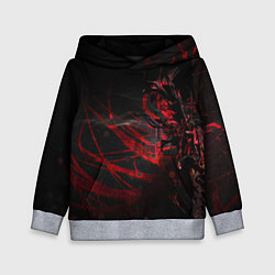 Толстовка-худи детская DIGITAL 3D, цвет: 3D-меланж
