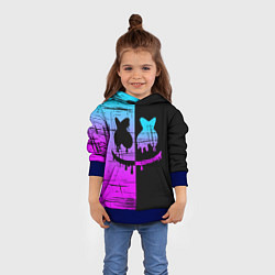 Толстовка-худи детская FORTNITE MARSHMELLO, цвет: 3D-синий — фото 2