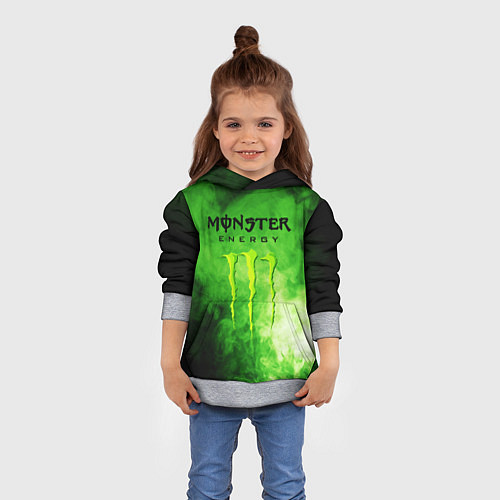 Детская толстовка MONSTER ENERGY / 3D-Меланж – фото 4