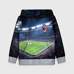 Толстовка-худи детская FC MILAN, цвет: 3D-меланж