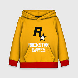 Толстовка-худи детская Рокстар, цвет: 3D-красный