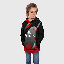 Толстовка-худи детская ARSENAL UNIFORM, цвет: 3D-красный — фото 2