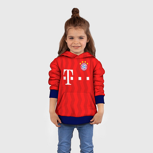 Детская толстовка FC Bayern Munchen / 3D-Синий – фото 4