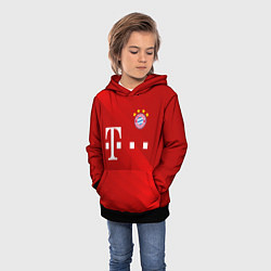Толстовка-худи детская FC Bayern Munchen, цвет: 3D-черный — фото 2