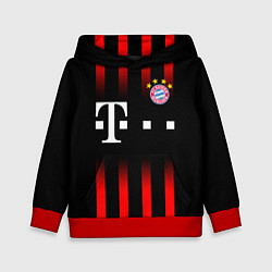 Толстовка-худи детская FC Bayern Munchen, цвет: 3D-красный