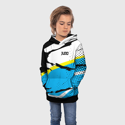 Детская толстовка Judo / 3D-Черный – фото 3