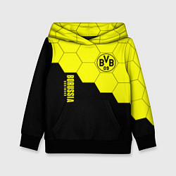 Толстовка-худи детская Borussia Dortmund, цвет: 3D-черный