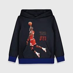 Толстовка-худи детская MICHAEL JORDAN, цвет: 3D-синий