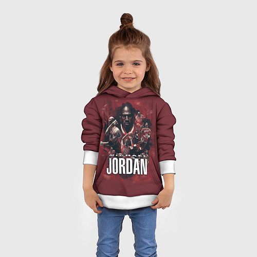 Детская толстовка MICHAEL JORDAN / 3D-Белый – фото 4