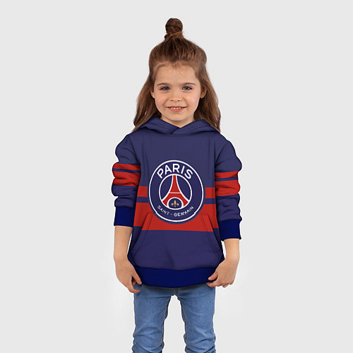Детская толстовка PSG / 3D-Синий – фото 4