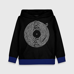 Толстовка-худи детская JOY DIVISION, цвет: 3D-синий
