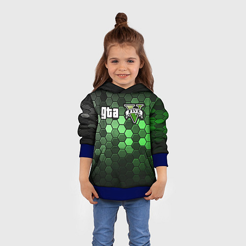 Детская толстовка GTA 5 ГТА 5 / 3D-Синий – фото 4