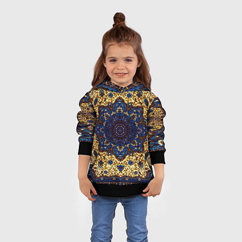 Детская толстовка Золотой ковер / 3D-Черный – фото 4